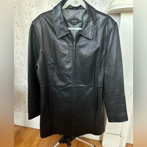 III State Black Leather Jacket